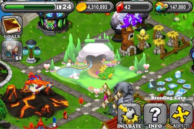 有沒人玩i phone逰DragonVale