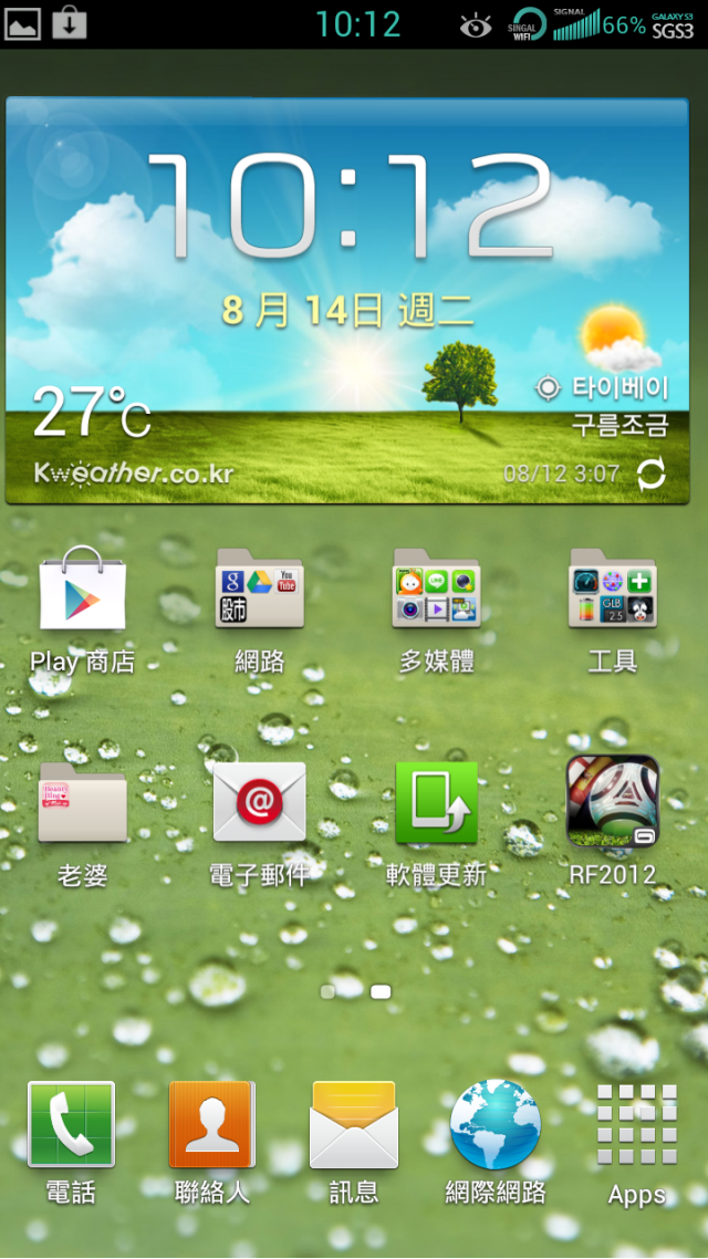 Samsung S3  E210S 測試分享1.7G安兔跑分