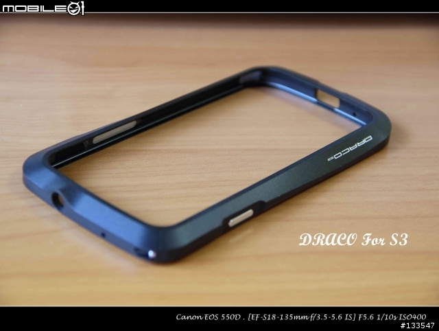 [開箱分享] Draco Galaxy S3 3D 曲線航太鋁合金保護框(THUNDER BLACK & METRO BLACK)