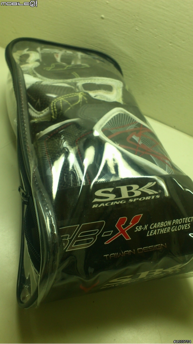 SBK長手套 SB-X 黑紅 開箱