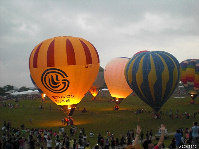 金針山與熱汽球