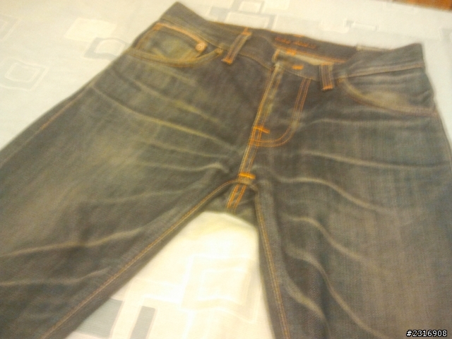 「分享」Nudie GRIM TIM DRY RED SELVAGE 養褲 一年八個月