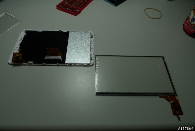 更換7吋平板電容觸控屏和液晶顯示屏 昂達VX610W  台電P76ti