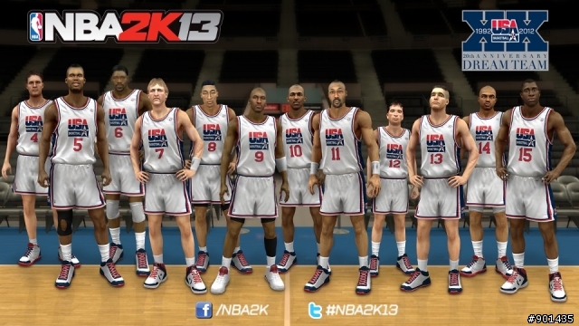 NBA 2K13 這才是真正的夢幻一隊，老皮回來了！
