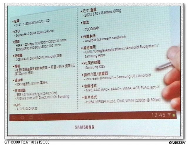 [體驗會心得]極佳手感、筆觸我心~Samsung Galaxy Note 10.1~