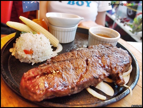 台中沙鹿-史提克先生牛排。就要大口吃肉