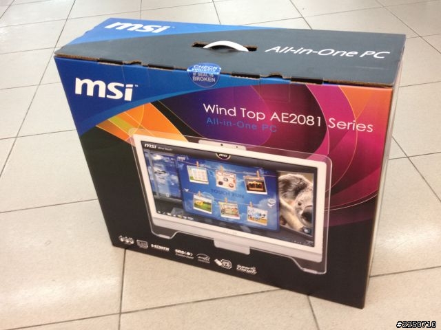 MSI AE2081/i32120/20"  開箱