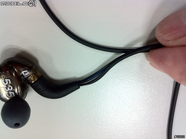 求救 SHURE SE535 iPhone專用線控耳機線裂開