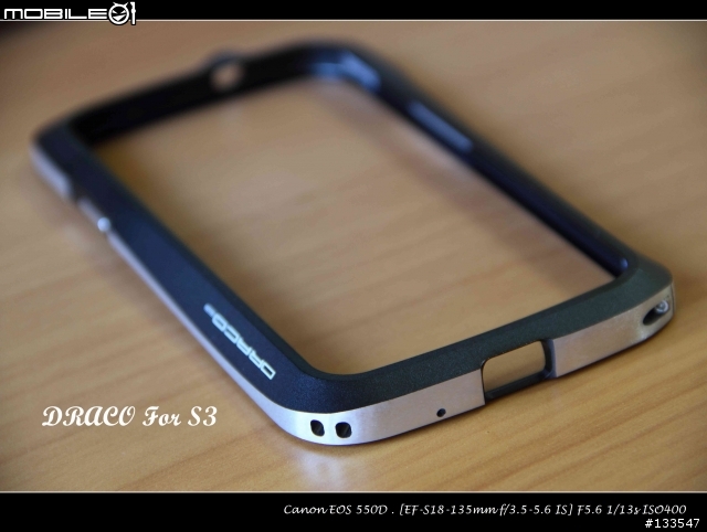 [開箱分享] Draco Galaxy S3 3D 曲線航太鋁合金保護框(THUNDER BLACK & METRO BLACK)