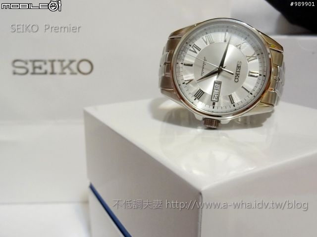 阿爸想和王力宏一樣蝦趴~父親節SEIKO Premier機械錶低調開箱~