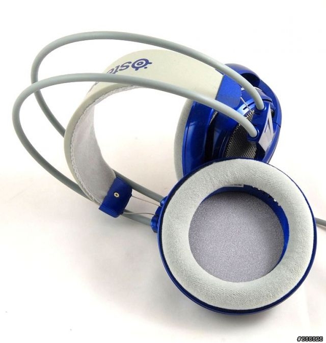 [開箱]極光藍SteelSeries Siberia V1 頭戴式全罩耳麥
