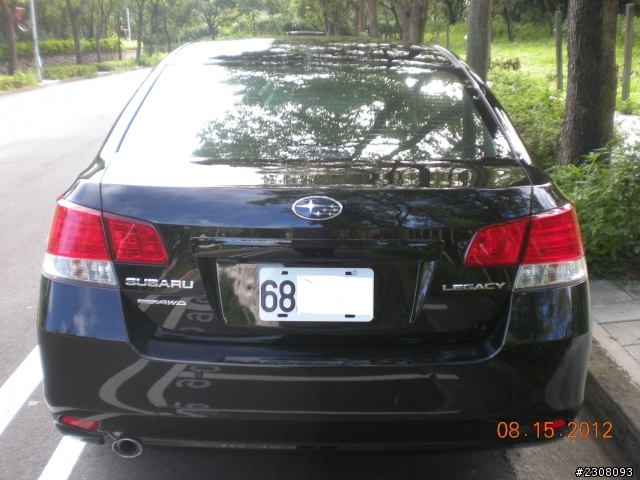 2011LEGACY 2.5i 4門 黑色 開箱