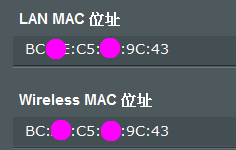 ASUS RT-N16 韌體能不能改卡號(MAC)？