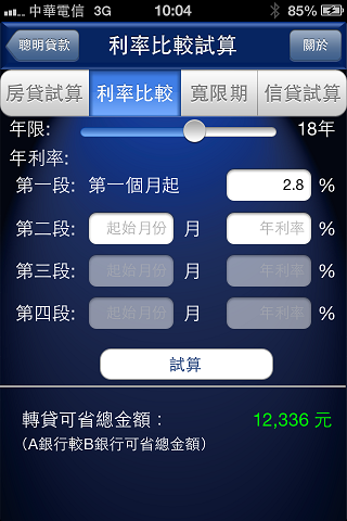 (分享) 適合台灣貸款市場的試算軟體