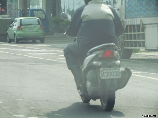 同一天, 我又拍到光陽測試"車隊"了......