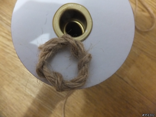 廢物利用之編繩浮球造型吊燈