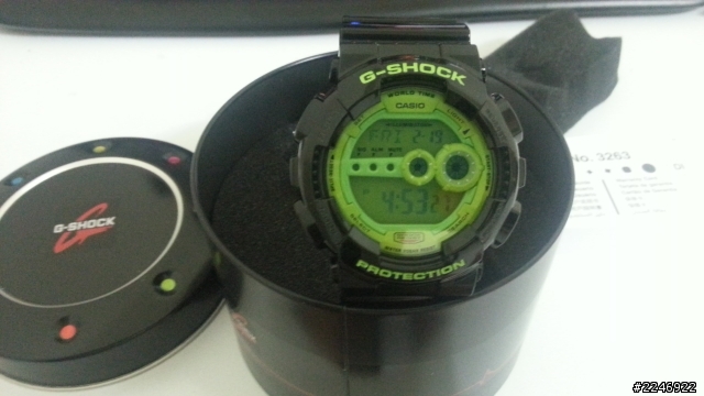 開箱~G-shock GA100系列~黑綠
