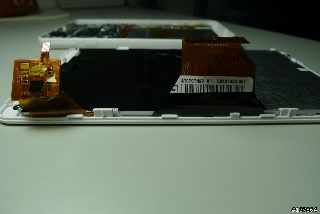 更換7吋平板電容觸控屏和液晶顯示屏 昂達VX610W  台電P76ti