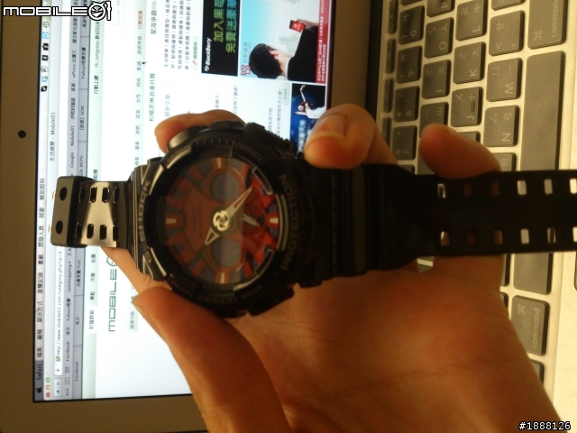 [開箱]Ｇ-shock GA-120B-1ADR  蜘蛛人 黑紅紫配色