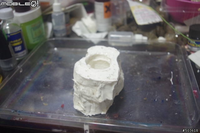 迪亞布羅顱骨隨身碟_翻模改造    (增加灌模過程的照片)