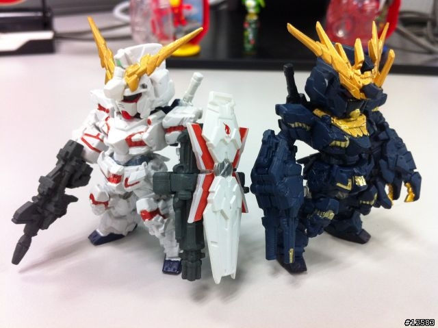 [開箱]Gundam Converge SP02 Unicorn Gundam [Destroy Mode] & Sinanju
