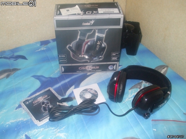 Genius GX Cavimanus HS-G700V 紅爪蠍 7.1聲道電競耳麥 極不專業開箱