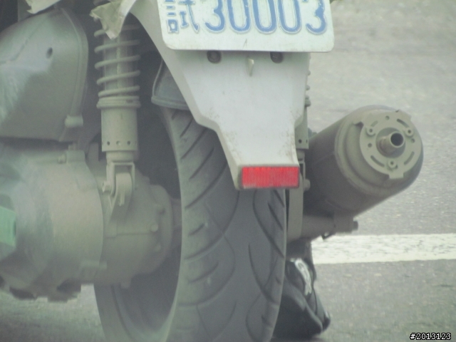 同一天, 我又拍到光陽測試"車隊"了......