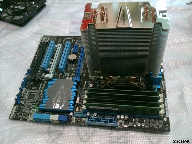 CoolerMaster hyper 412 slim+i7-3770k