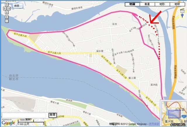 [路線] 光復橋>大稻埕>社子島(環島)  37km
