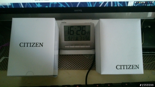 [分享] 新款CITIZEN Eco-Drive 星辰 光動能 AW0015-08E IP黑水晶玻璃皮帶腕錶 純圖開箱