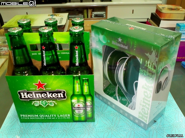 【開箱文】海尼根Heineken白色聖潮活動加購(偽)類潮牌中耳罩型耳機