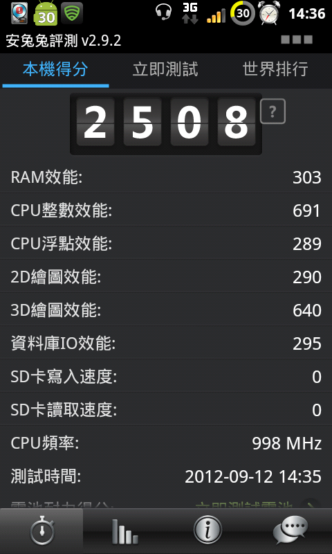 RYOMA M1S 不專業跑分