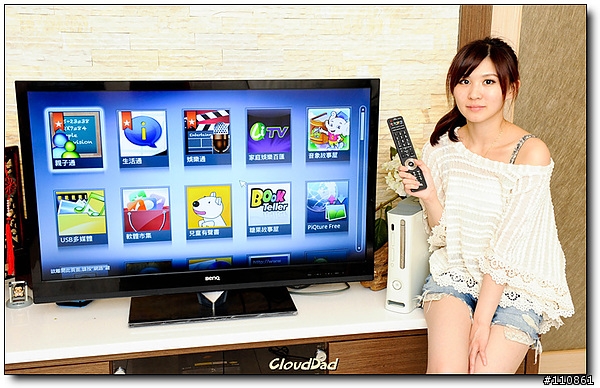 親子 影劇 卡拉OK一次到位 - BenQ E42-6500超薄型3D LED TV