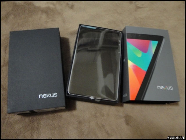 台版市售Nexus7的菜鳥開箱文