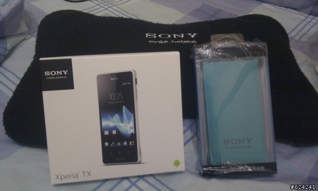 [開箱] Xperia TX 白