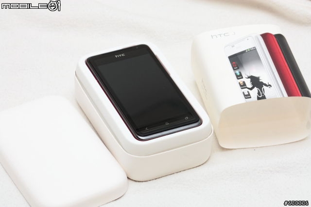 [開箱] HTC J 紅的明顯!