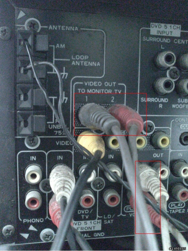 液晶電視LG 42CS460 與pioneer vsx-d457 擴大機如何連接？