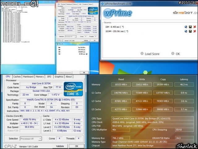 [特別任務：尋找搭載軍規用料之MSI Z77A-G43，享受4.6GHz之超頻體驗]