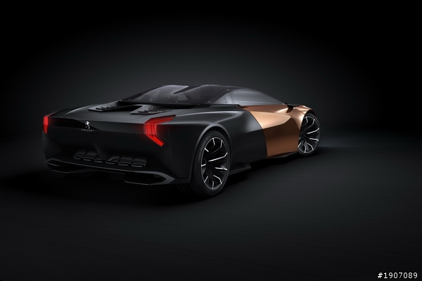 680匹柴電概念超跑─PEUGEOT Onyx