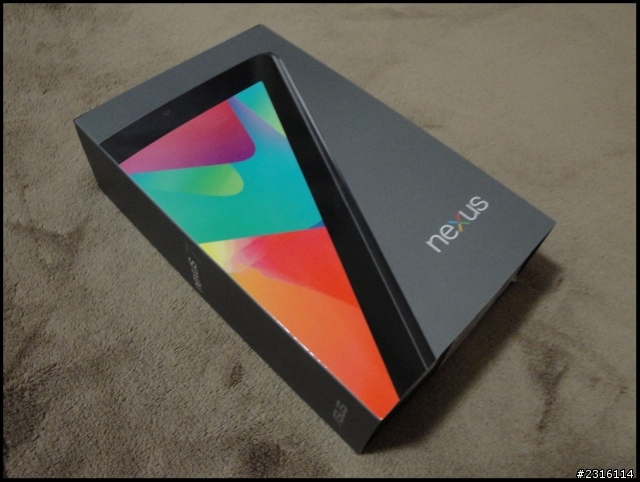 台版市售Nexus7的菜鳥開箱文