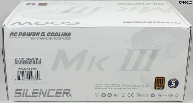PC POWER & COOLING SILENCER MkIII 600W簡介及測試