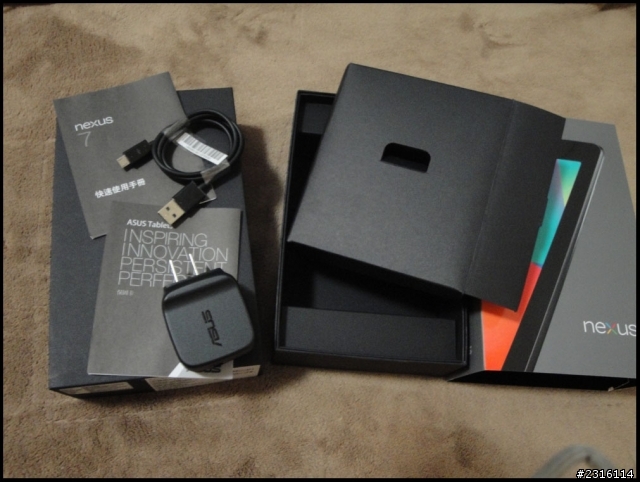 台版市售Nexus7的菜鳥開箱文