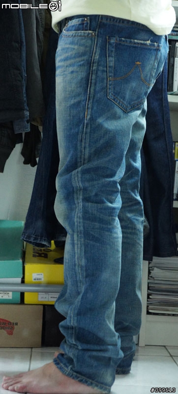 [部長開箱] 金斯大JEANSDA 夢想牛-Thunderbird Sky Blue Washed Jeans 實穿照