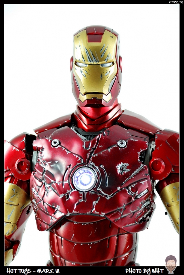 【開箱】HOT TOYS - MARK III 戰損版 + 補色分享