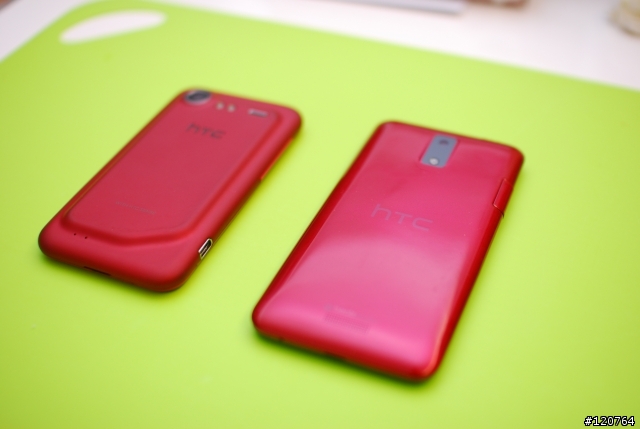 HTC J 開箱及HTC新一代與舊一代紅色手機PK