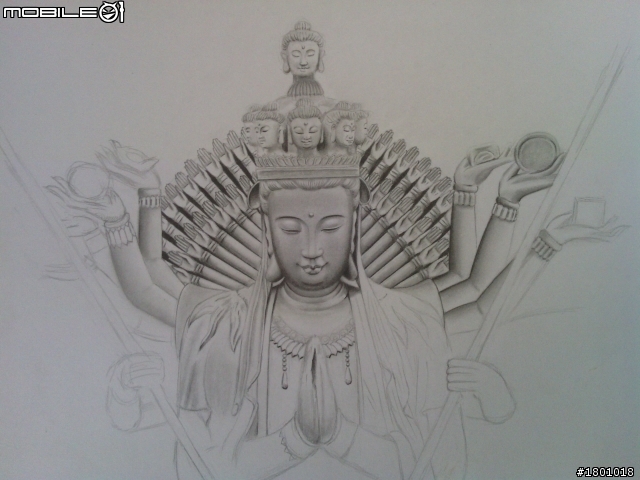 千手觀音素描....搶先看未完成版