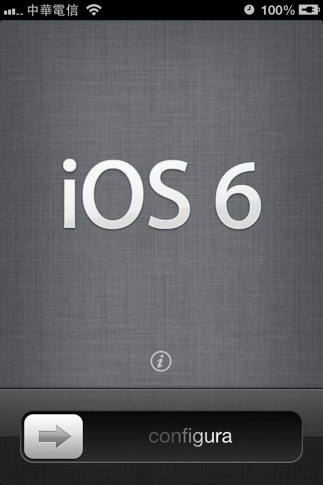 i phone 4s by iOS6 更新完畢