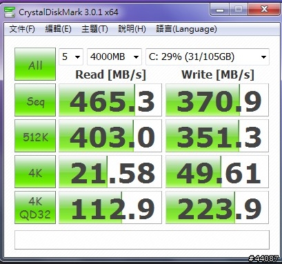 Z930 SSD 測試