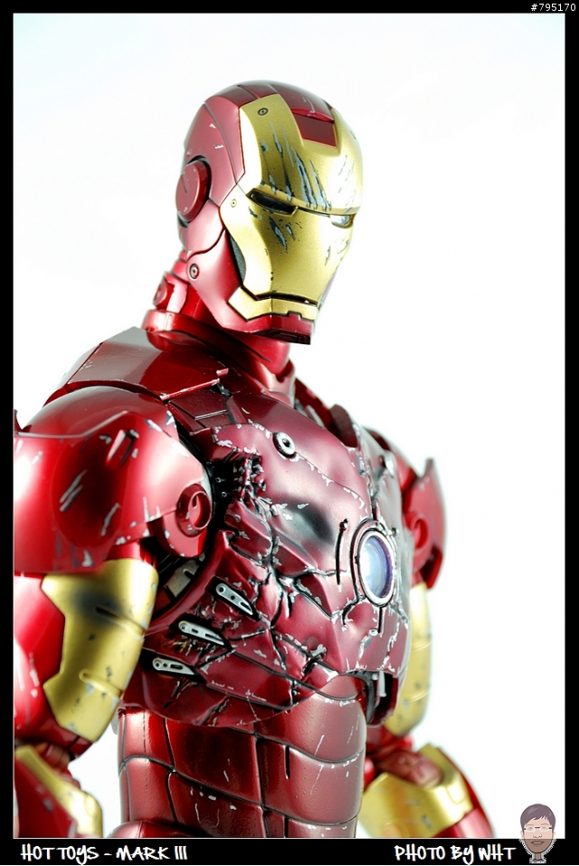 【開箱】HOT TOYS - MARK III 戰損版 + 補色分享