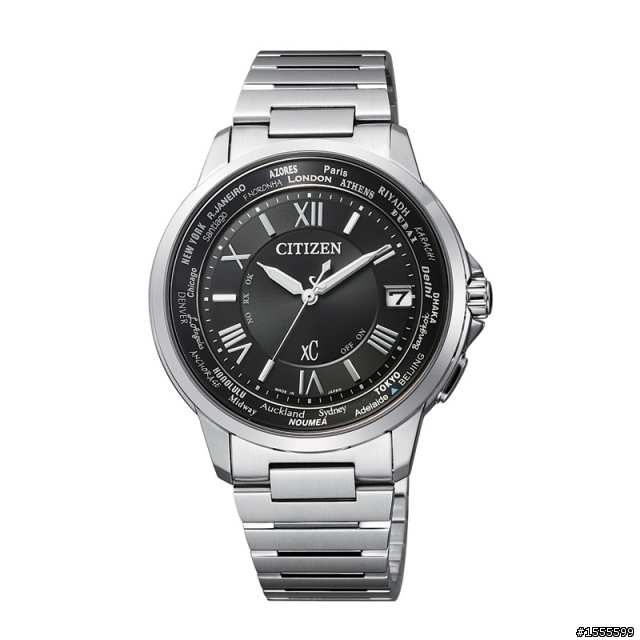 [分享] 新款CITIZEN Eco-Drive 星辰 光動能 AW0015-08E IP黑水晶玻璃皮帶腕錶 純圖開箱